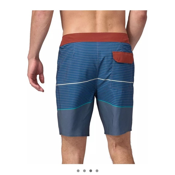 Patagonia Men's Size 30 Hydropeak 18" Boardshorts Blue Swim Bottoms Trunks NWT - Picture 9 of 10